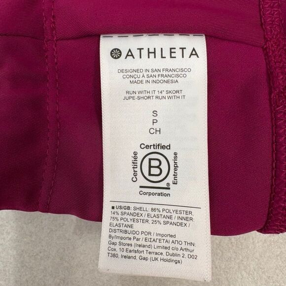 Athleta Run With It 14" Skort in Exotic Fuchsia - Picture 6 of 12